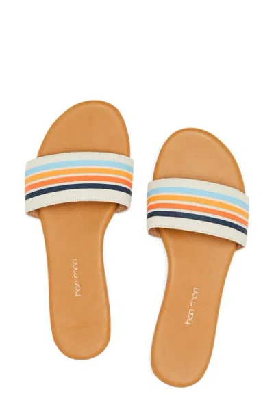 Hari Mari La Brea Slide Sandal In Animal Print