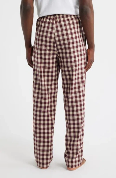 Nordstrom Woven Pajama Pants In Brown