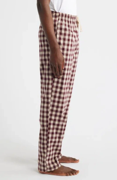 Nordstrom Woven Pajama Pants In Brown