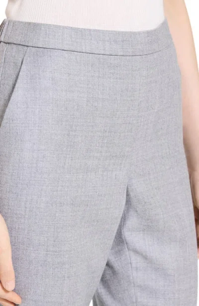 Theory Sleek Flannel Treeca Pull-on Pants In Blue