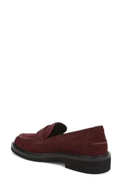 Vionic Caitlin Penny Loafer In Red