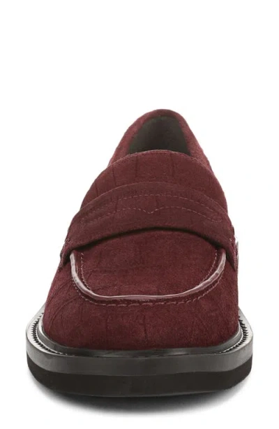Vionic Caitlin Penny Loafer In Red