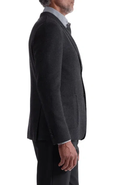 Bugatchi Wool Blend Laser Cut Blazer In Blue