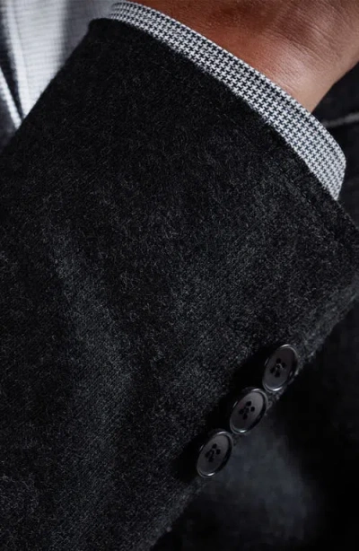 Bugatchi Wool Blend Laser Cut Blazer In Blue
