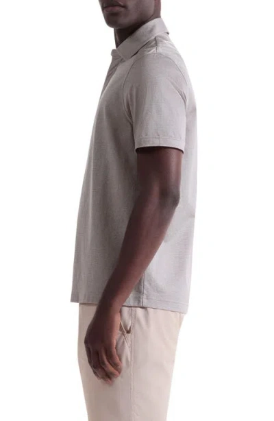 Bugatchi Mercerized Cotton Polo In Neutral