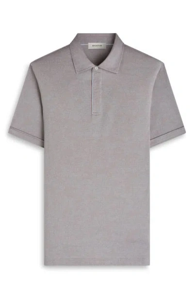 Bugatchi Mercerized Cotton Polo In Neutral
