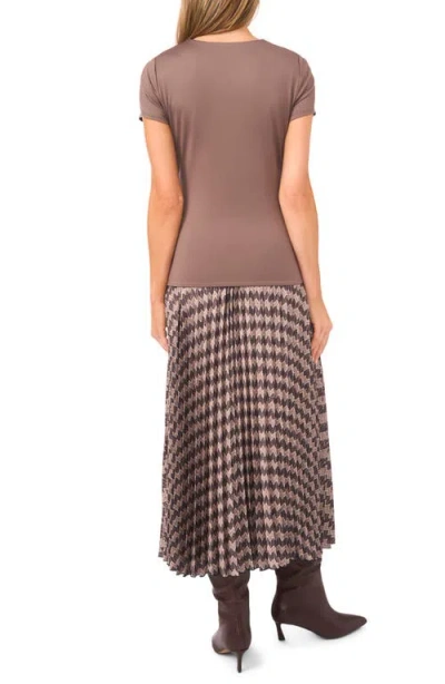 Halogen ® Zig Zag Pleated Skirt In Multi