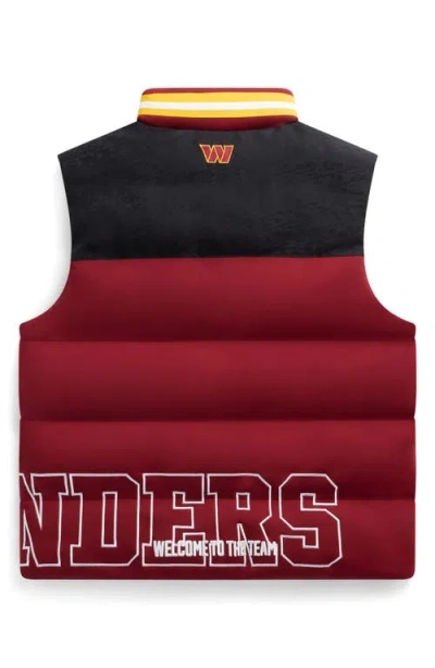 Off Season Unisex Burgundy Washington Commanders Team Puffer Vest In Red