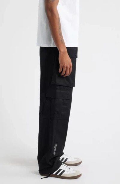 Billionaire Boys Club Bb Thrusters Cotton Drawstring Cargo Pants In Black