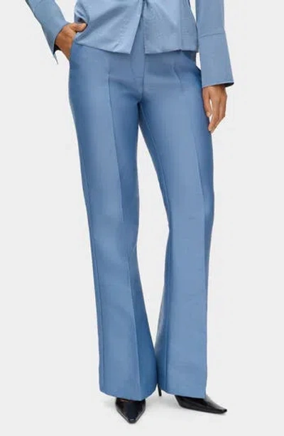 Aligne Figaro Satin Trouser In Blue