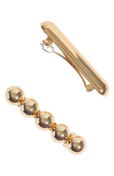 Kitsch 2-pack Barrettes In Gold