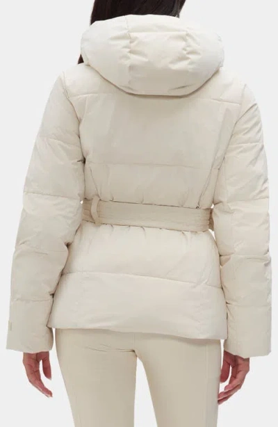 Halfdays Hedy Ski Puffer Jacket In White
