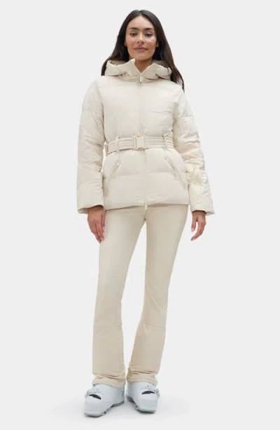 Halfdays Hedy Ski Puffer Jacket In White