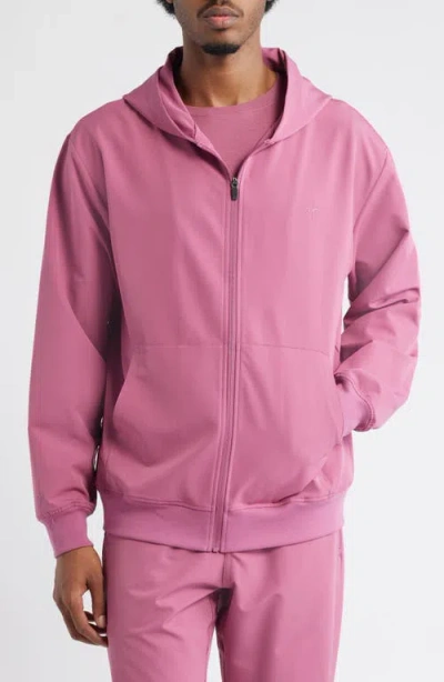 Santo Studio Tempo Tech Zip Jacket In Orange