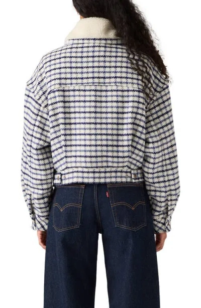 Levi's Shrunken '90s Wool Trucker Jacket In Multi