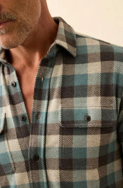 Faherty Legend Button-up Shirt In Black