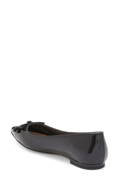Stuart Weitzman Gabby Pointed Toe Bow Flat In Multi