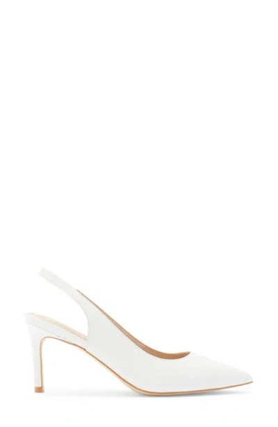 Stuart Weitzman Dancer Slingback Pump In White