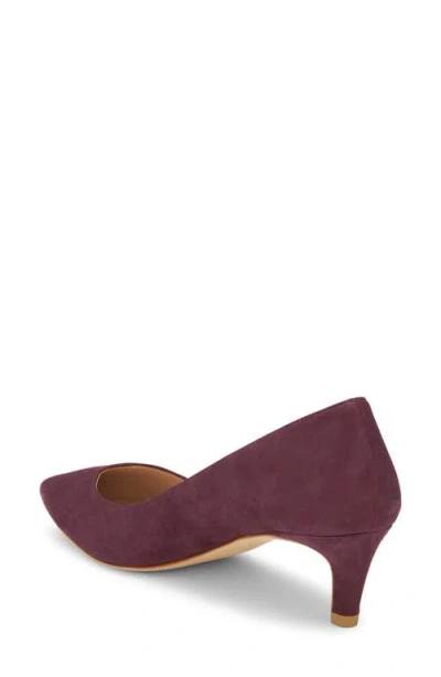 Stuart Weitzman Dancer Pointed Toe Pump In Purple