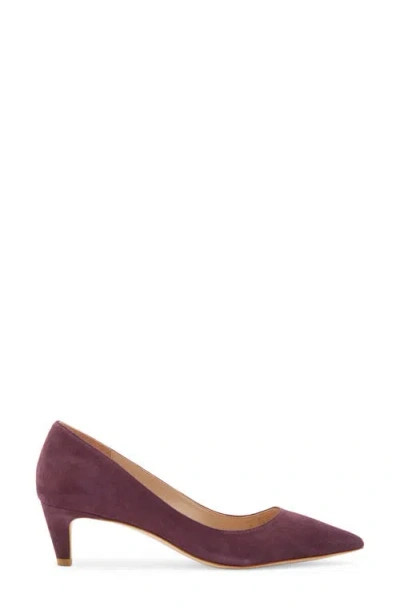 Stuart Weitzman Dancer Pointed Toe Pump In Purple