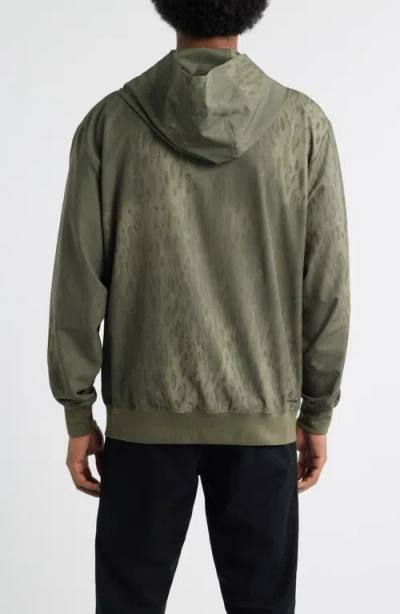 Santo Studio Tempo Tech Zip Jacket In Green
