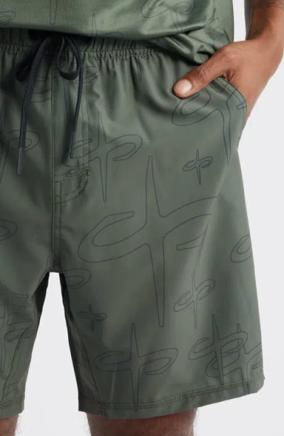 Santo Studio Tempo Tech Shorts In Green