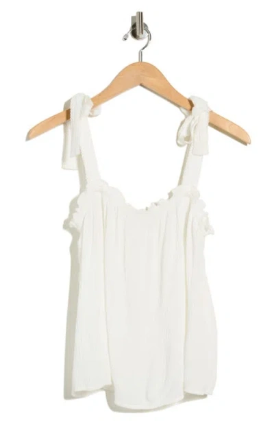 Abound Shoulder Tie Boho Cami In White