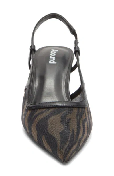 Abound Kippa Pointed Toe Slingback Pump In Brown
