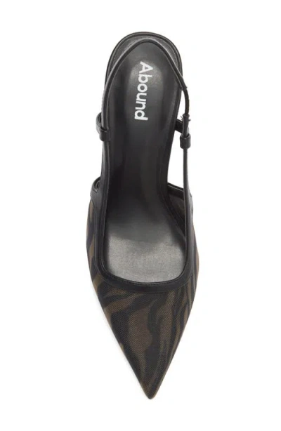 Abound Kippa Pointed Toe Slingback Pump In Brown