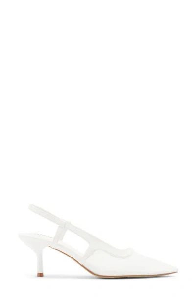 Abound Kippa Pointed Toe Slingback Pump In White