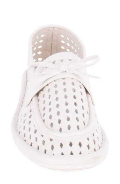Tahari Maple Cutout Loafer In White