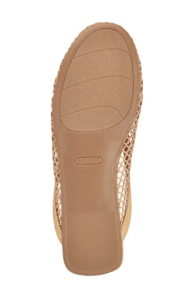 Nine West Daniela Mesh Mule In Neutral