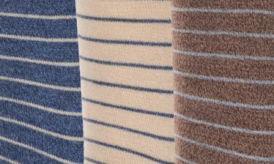 Original Penguin Cecil Stripe 3-pack Crew Socks In Multi