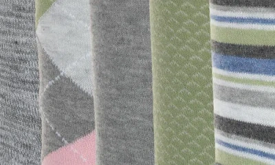 Original Penguin Wrigley Stripe Assorted 3-pack Crew Socks In Multi