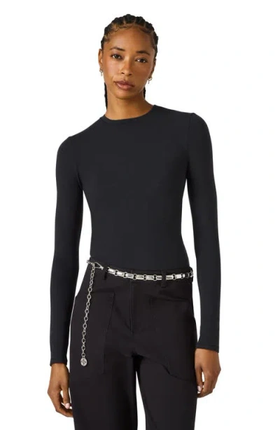 Steve Madden Bean Chain Belt In Silver