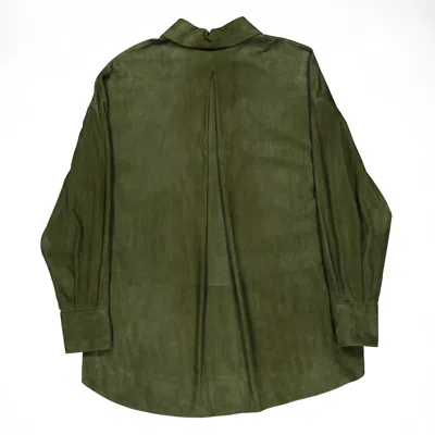 Bally Oversized Button-up Shirt In Green