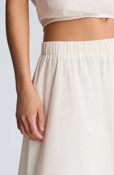 Kenneth Cole Bubble Cotton Blend Maxi Skirt In White
