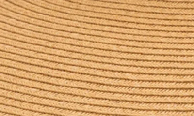 San Diego Hat Bead Accent Packable Wide Brim Visor In Blue