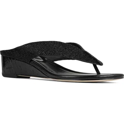 Donald Pliner Vylette Wedge Flip Flop In Multi