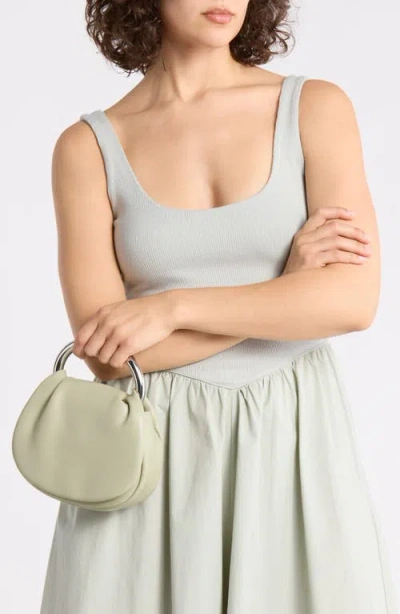Bcbg Statement Hardware Clutch In Green