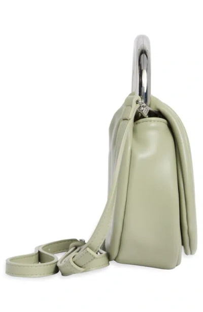 Bcbg Statement Hardware Clutch In Green