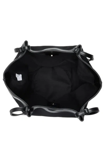 Bcbg Canvas Tote Bag In Black