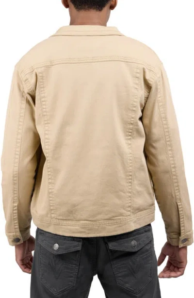 X-ray Xray Saddle Stitch Denim Jacket In Brown