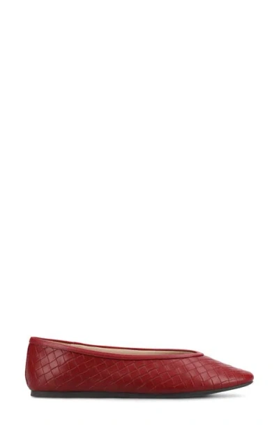 Journee Collection Fortune Flat In Red
