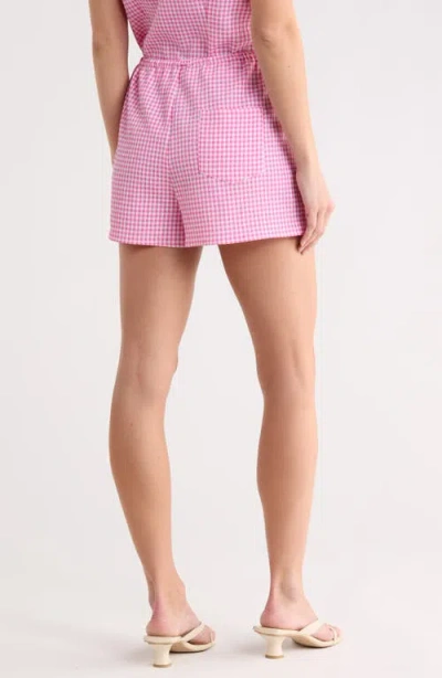 Wayf Elastic Shorts In Pink