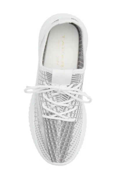 Tahari Patterned Knit Sneaker In Multi