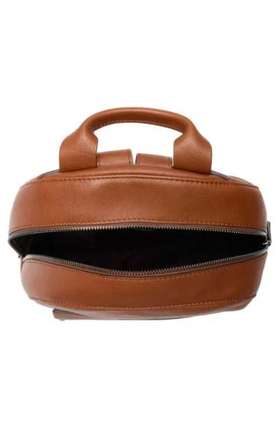 Longchamp Small 3d Leather Backpack In Brown