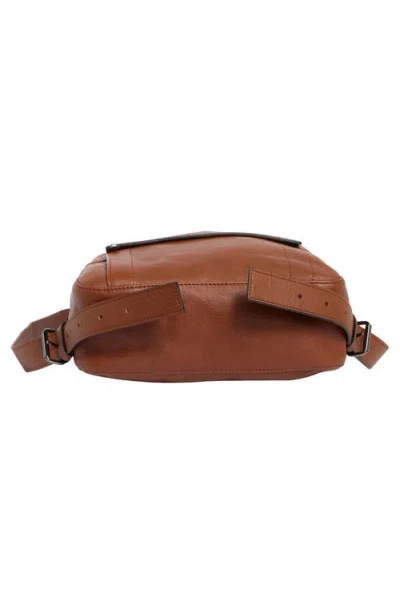 Longchamp Small 3d Leather Backpack In Brown