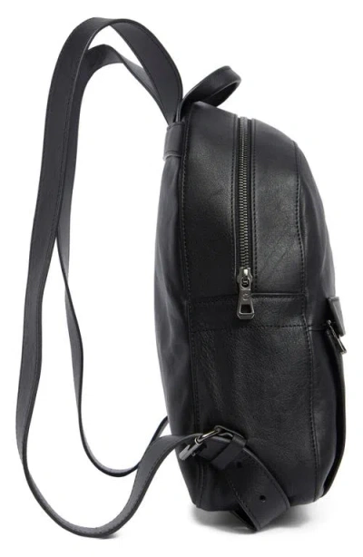 Longchamp Small 3d Leather Backpack In Black