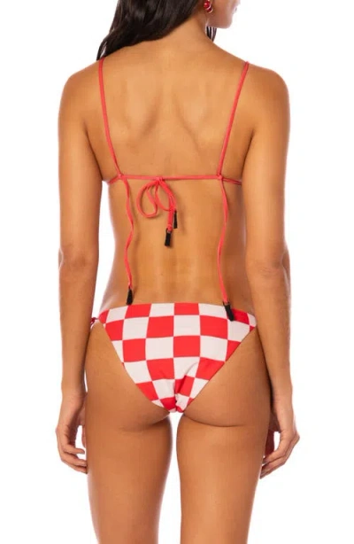 Maaji Oahu Check Bikini Bottoms In Multi